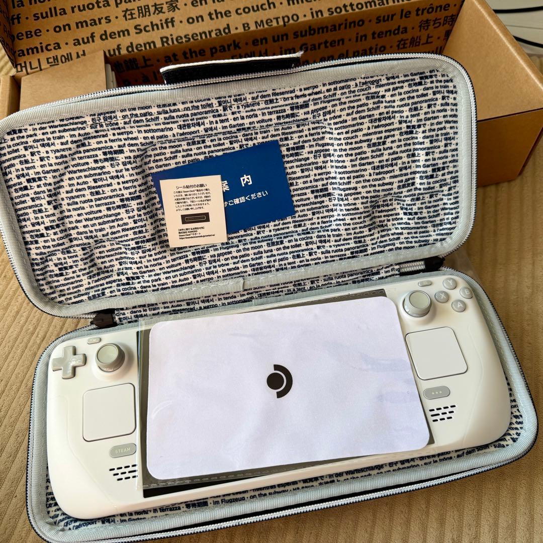 【極美品】Steam Deck OLED1T限定ホワイトバージョン新品同様セット