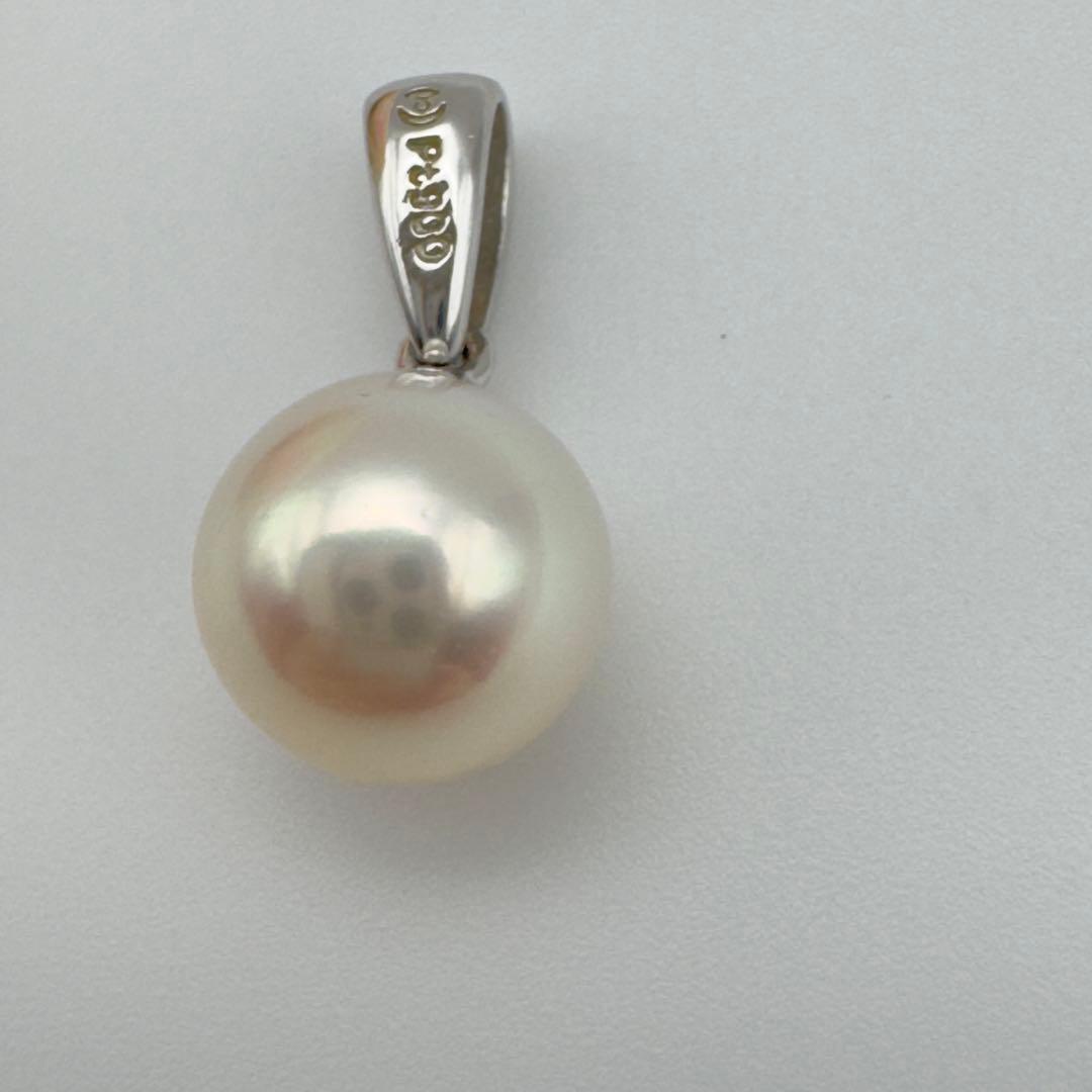 ○田崎真珠　アコヤ真珠ネックレストップpt900