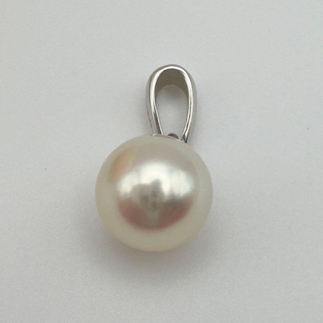 ○田崎真珠　アコヤ真珠ネックレストップpt900