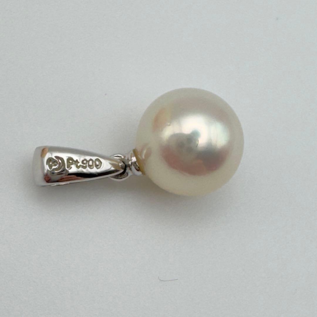 ○田崎真珠　アコヤ真珠ネックレストップpt900