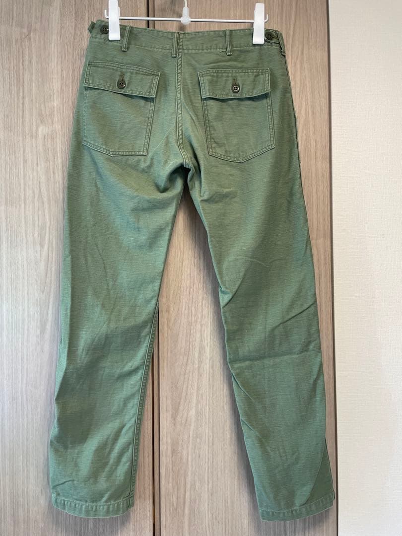 オアスロウ　スリムフィットファティーグパンツ　サイズL