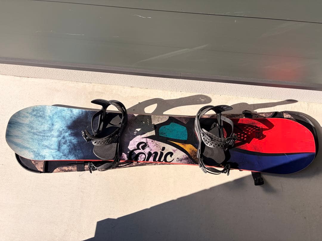 Gray Epic スノーボード バインディング付き