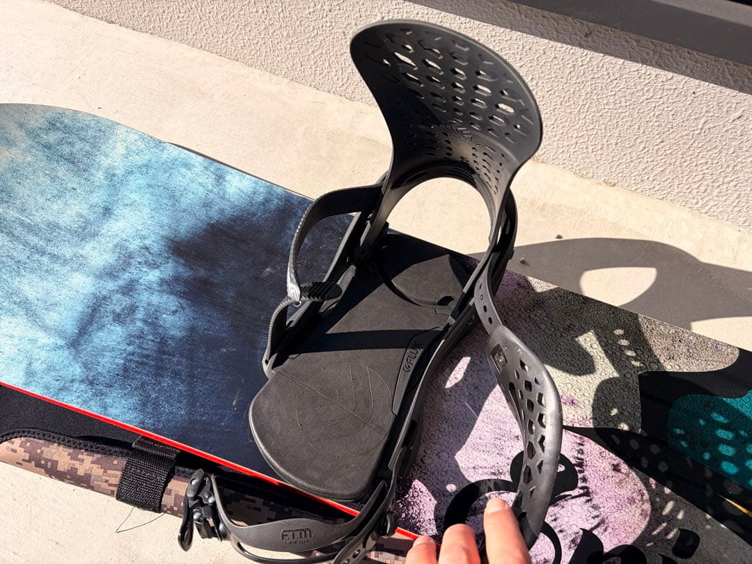 Gray Epic スノーボード バインディング付き