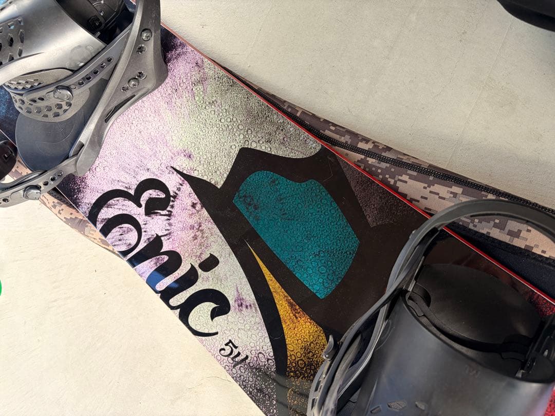 Gray Epic スノーボード バインディング付き