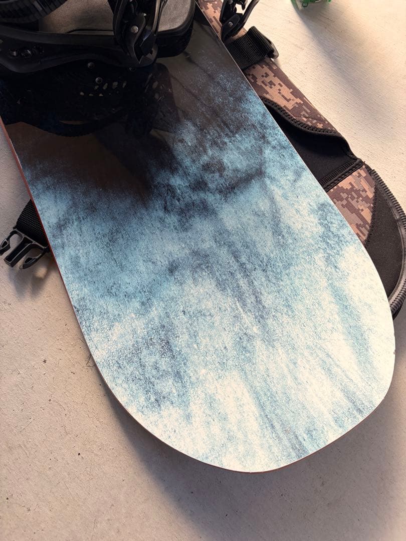 Gray Epic スノーボード バインディング付き