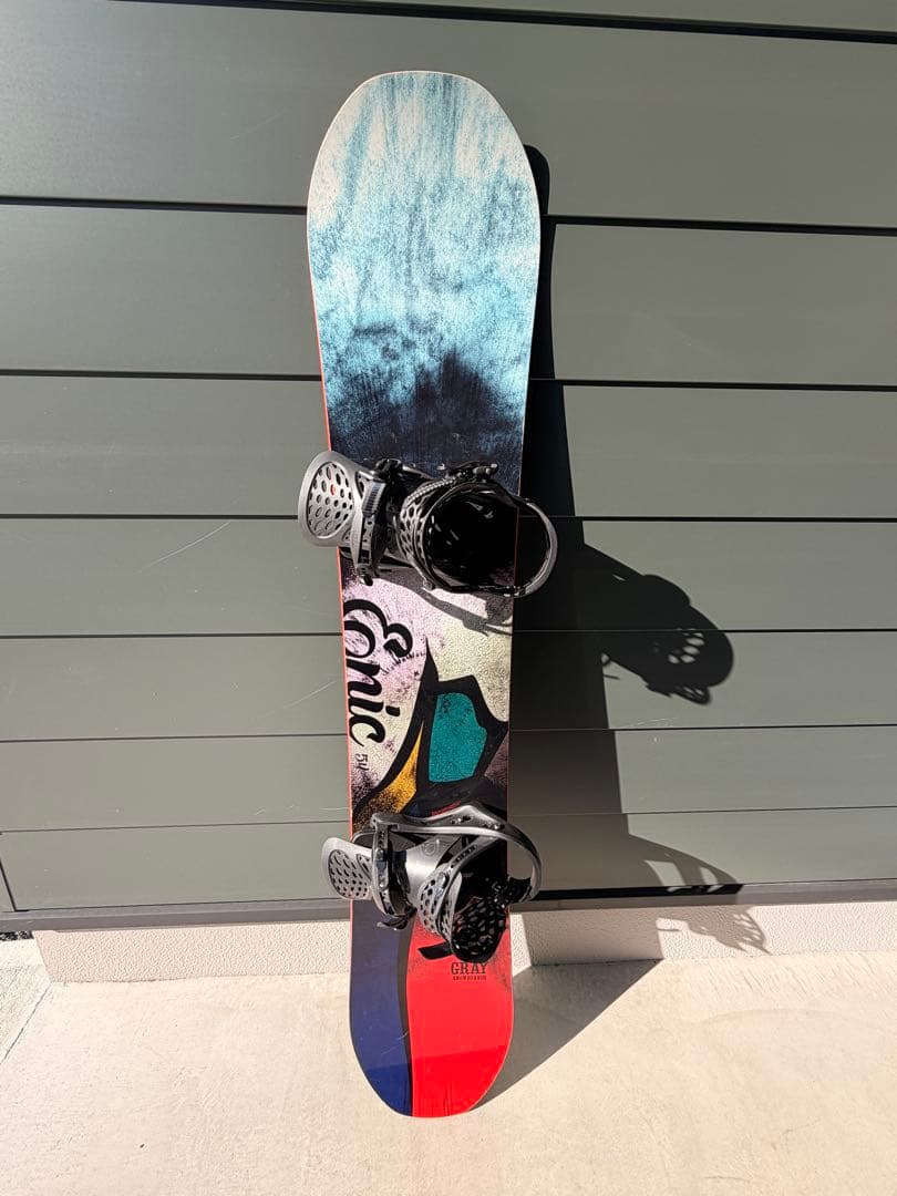 Gray Epic スノーボード バインディング付き