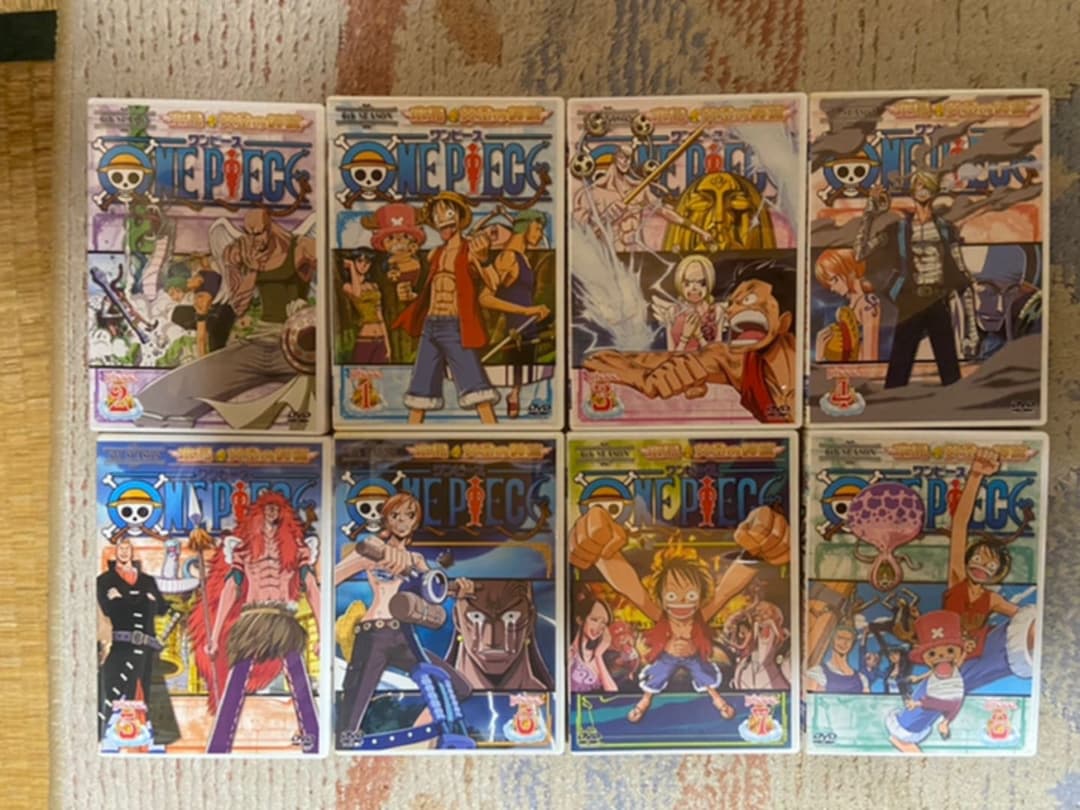 TV版ワンピース　６thシーズン　空島　黄金の鐘編　全８巻セット