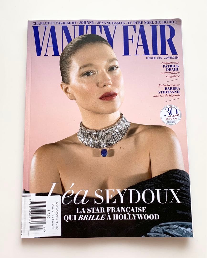VANITY FAIR France Lea Seydoux レアセドゥ