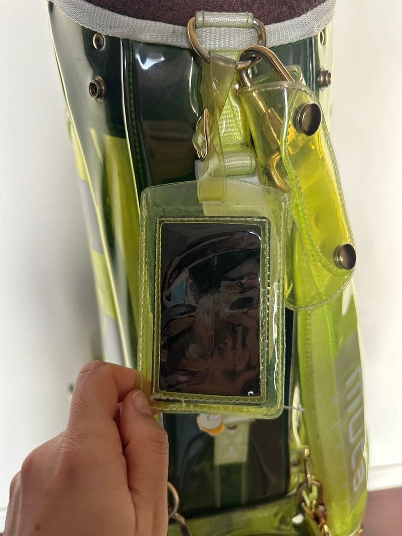 値下げしました！muta ムータマリン　スケルトン　ゴルフ　キャディバック