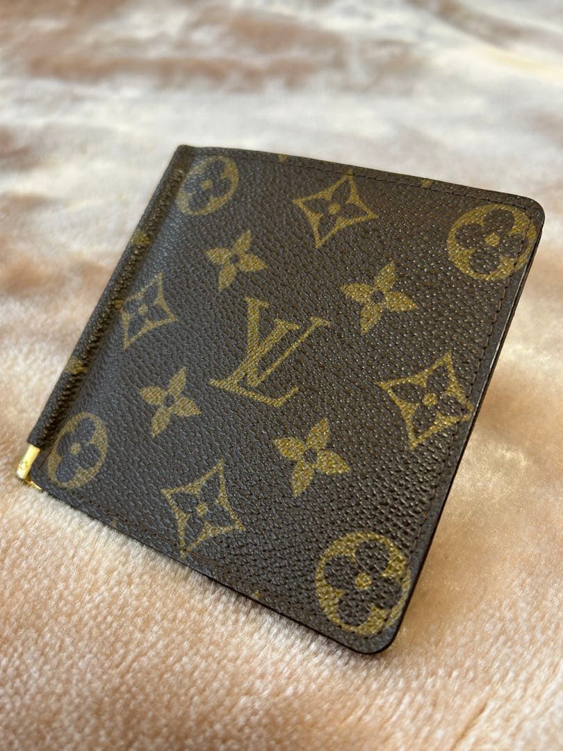 ルイヴィトンLOUISVUITTONマネークリップポルトフォイユパンスモノグラム