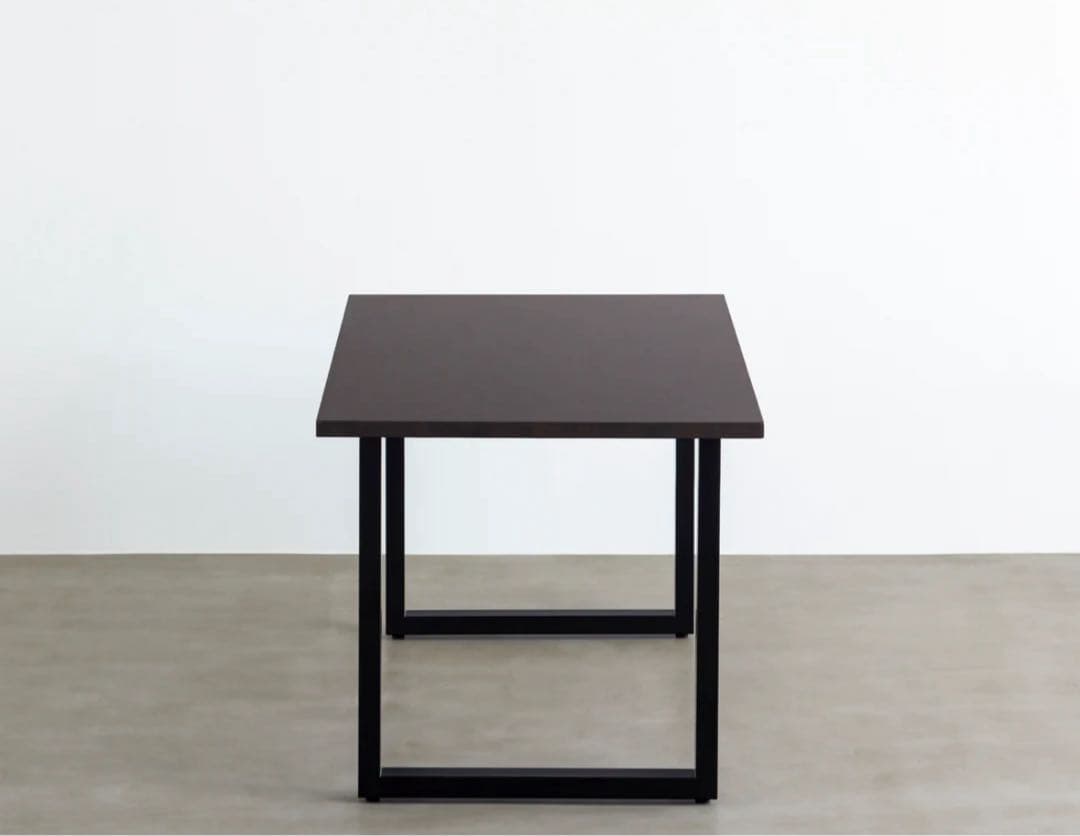 カナデモノ kanademono ダークブラウン 木製 パソコンデスク