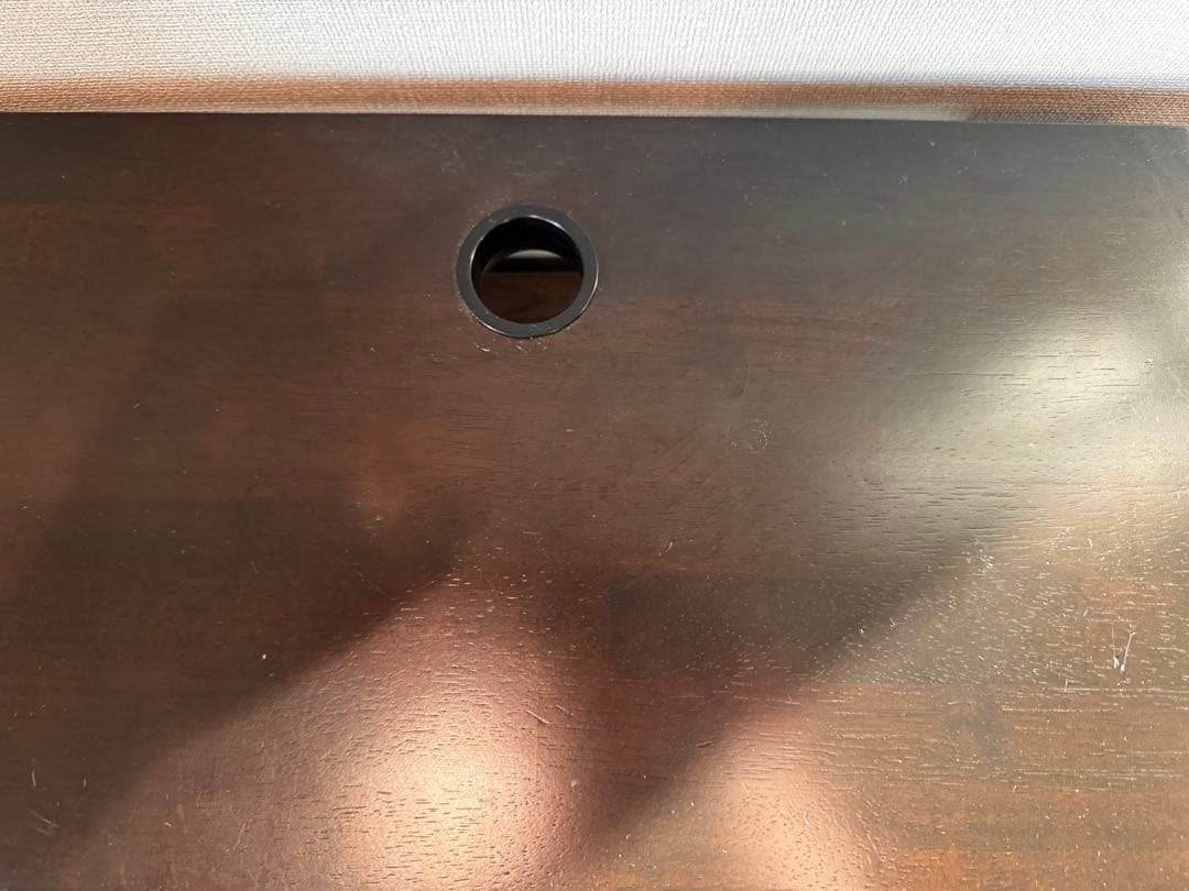 カナデモノ kanademono ダークブラウン 木製 パソコンデスク