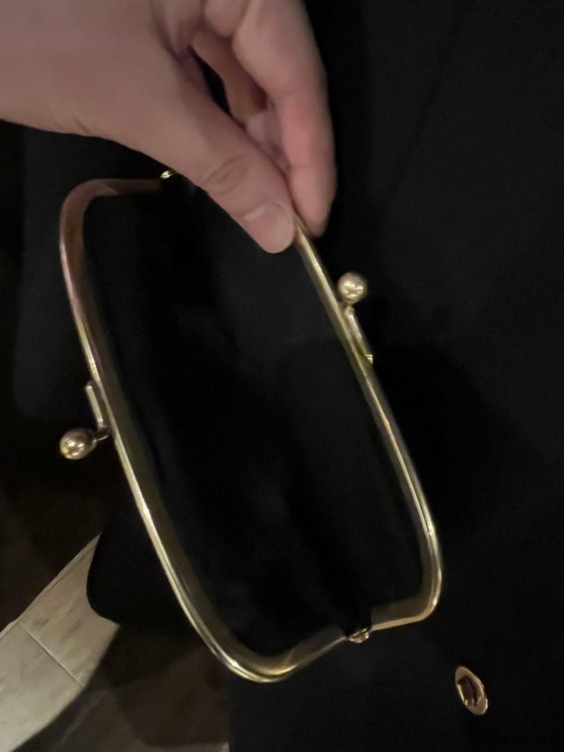 【値下げ】COACH 黒 チェスターコート ゴールドボタン