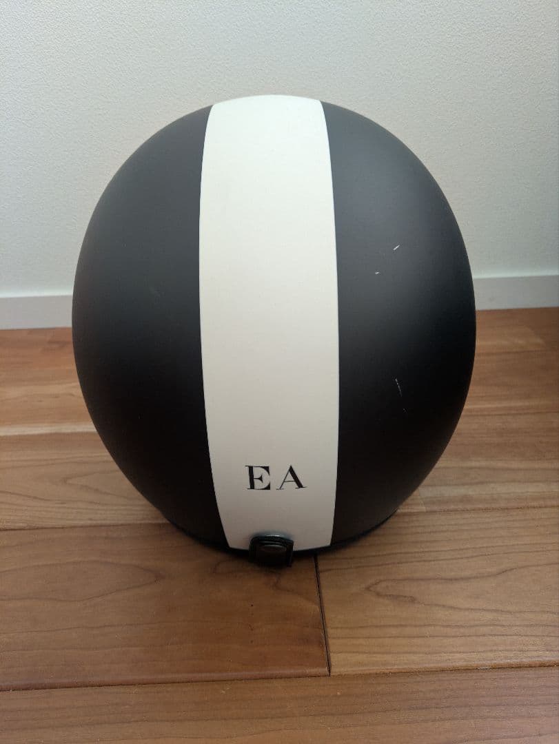 EMPORIOARMANI　ジェットヘルメット マットブラック　イタリア製未使用