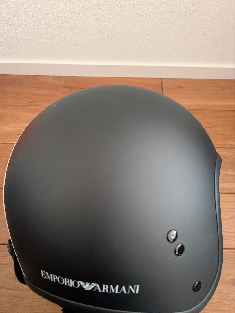 EMPORIOARMANI　ジェットヘルメット マットブラック　イタリア製未使用