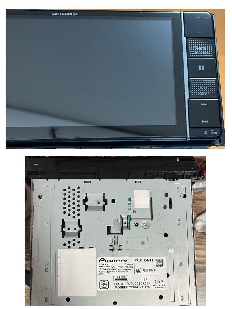 AVIC-RW711付属品新品カロッツェリア7インチワイド楽ナビパイオニア086