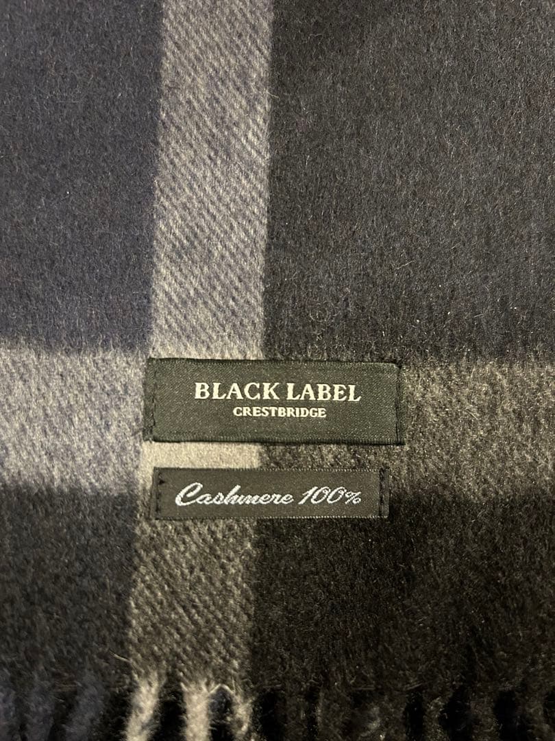 BLACK LABEL CRESTBRIDGE チェックマフラー(裏表同じ柄)