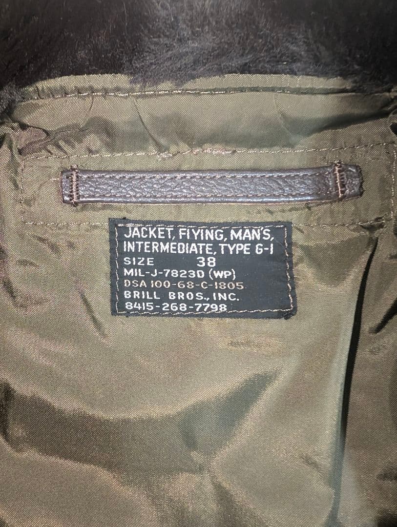 60s ビンテージ Brill Bros G-1 フライトジャケット 38インチ