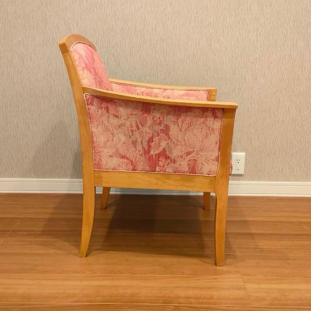 NAZERO ナゼロ 1人掛けソファ アームチェア ソファ 椅子 イス ピンク