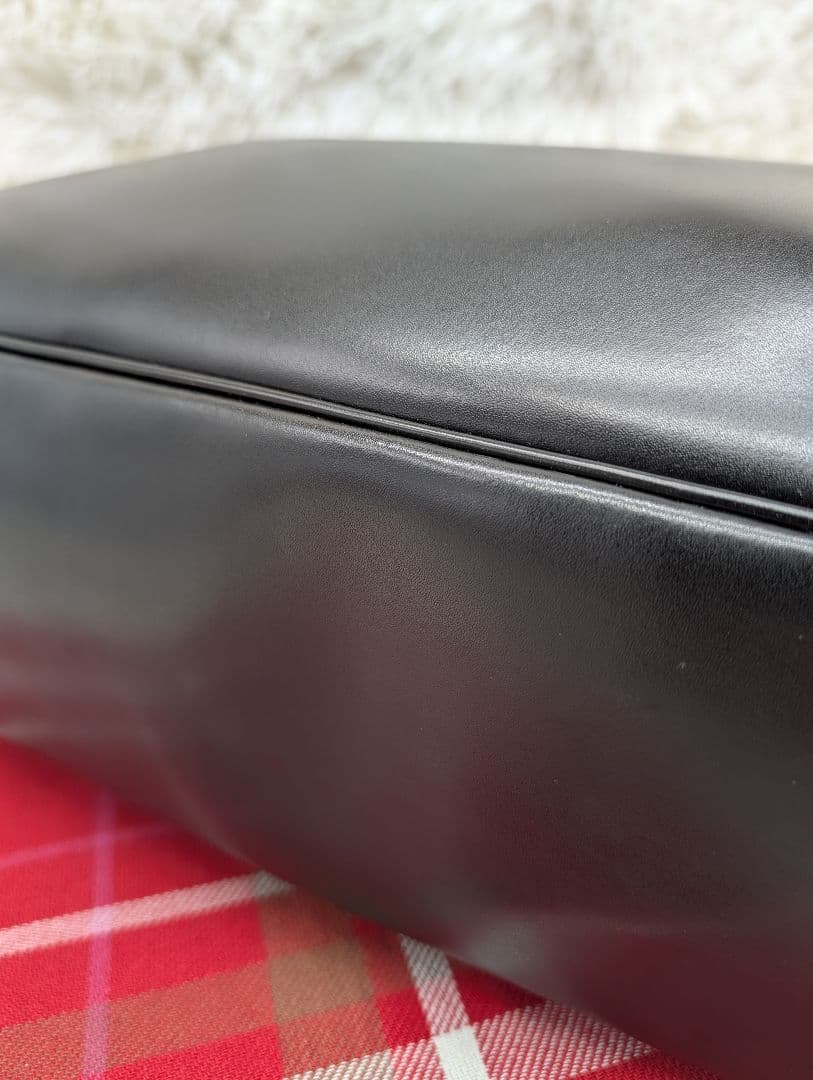 値下げ●LONGCHAMP ロンシャン ブラックトートバッグ メタルロック付き