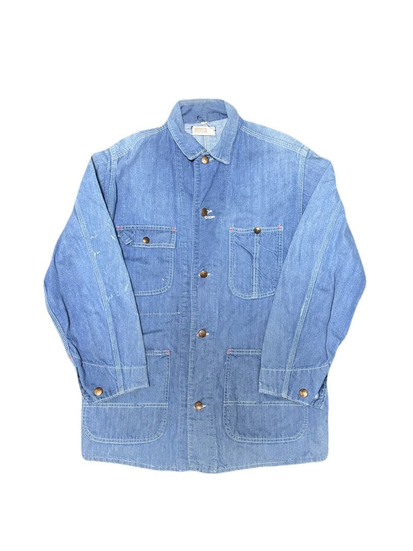 う*ぬ様 60s 70s カバーオールmontgomery ward デニム