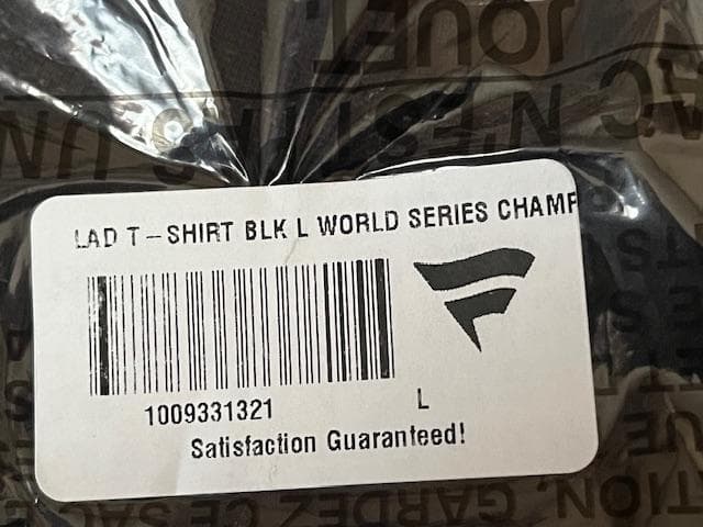 大谷翔平2025WSチャンピオンLAパレードロングBLACK/GOLDTEE/L