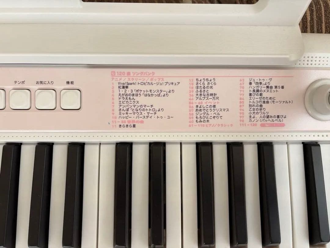 CASIO Casiotone LK-320 61鍵 ホワイト