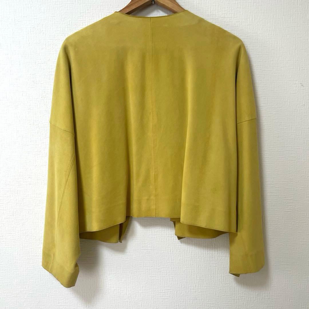 eabure✖︎RHC ライトアウター　黄色　イエロー36 レザージャケットやぎ