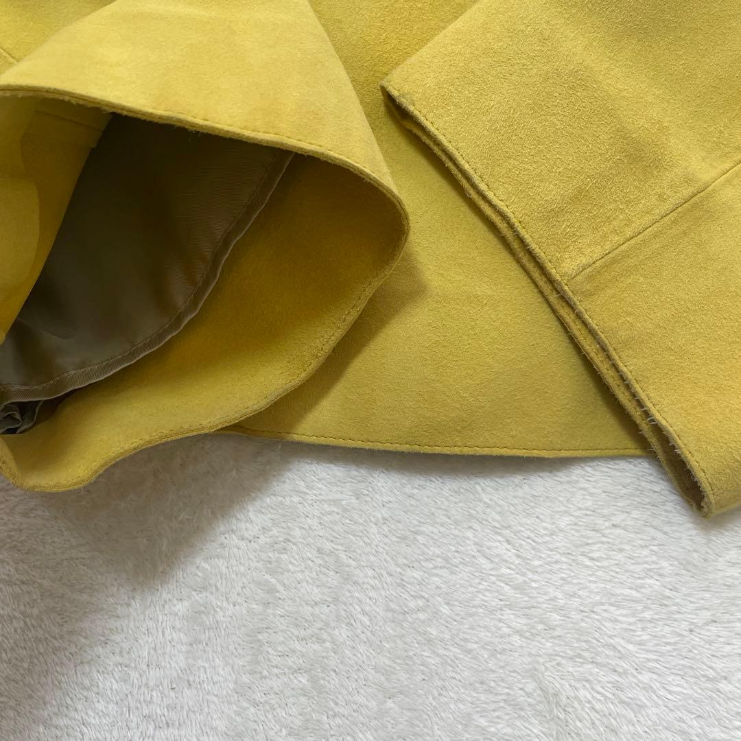 eabure✖︎RHC ライトアウター　黄色　イエロー36 レザージャケットやぎ