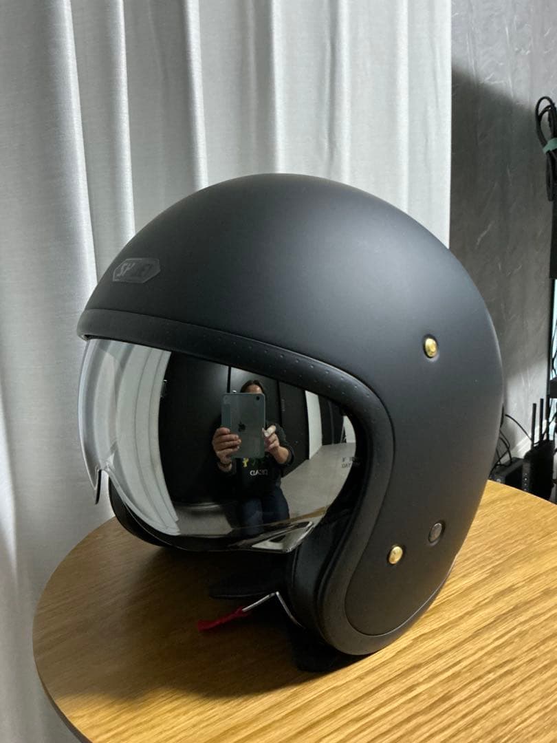 【極美品】SHOEI バイク　ヘルメット　J・O ジェイ・オー　マットブラック