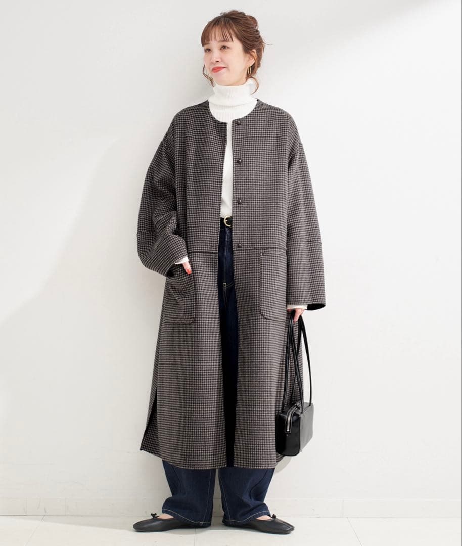 B.C STOCK S120 ブレンドリバーシブルコート ブラック M