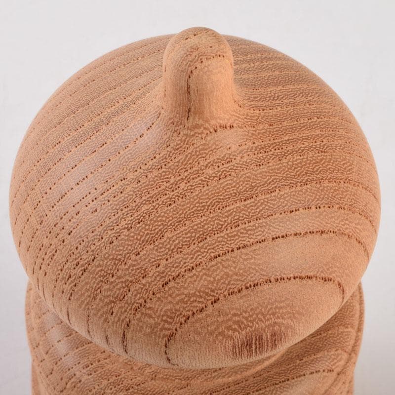 伊勢神宮　欅製　擬宝珠　香合　宇治橋渡始記念　V　8958