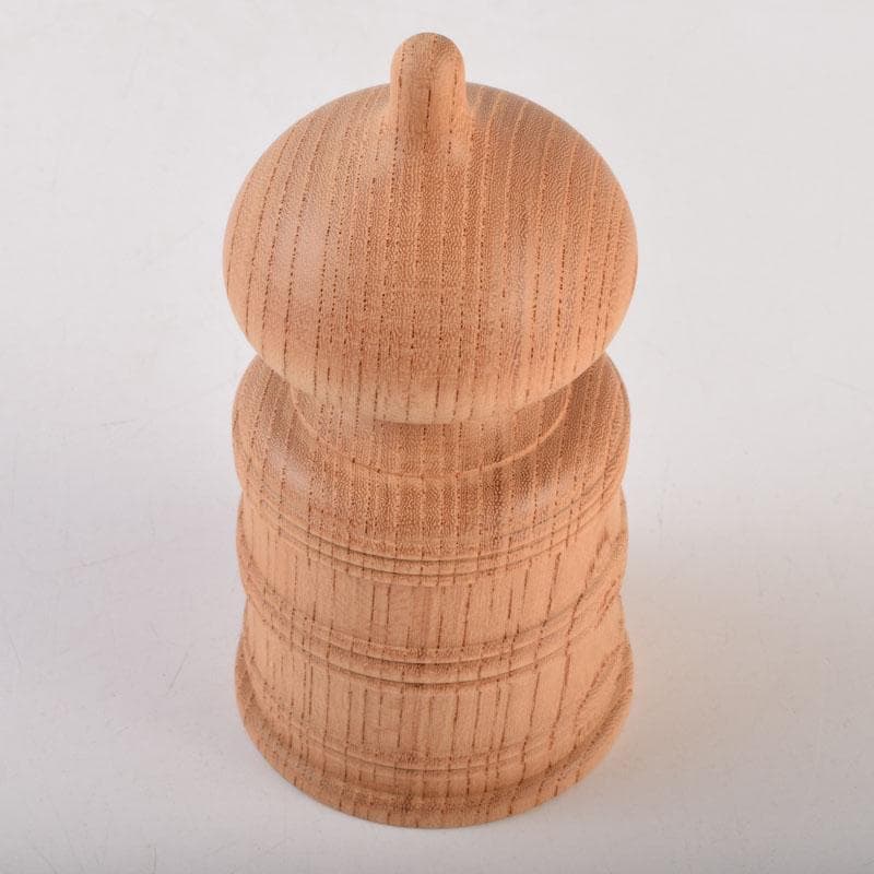 伊勢神宮　欅製　擬宝珠　香合　宇治橋渡始記念　V　8958