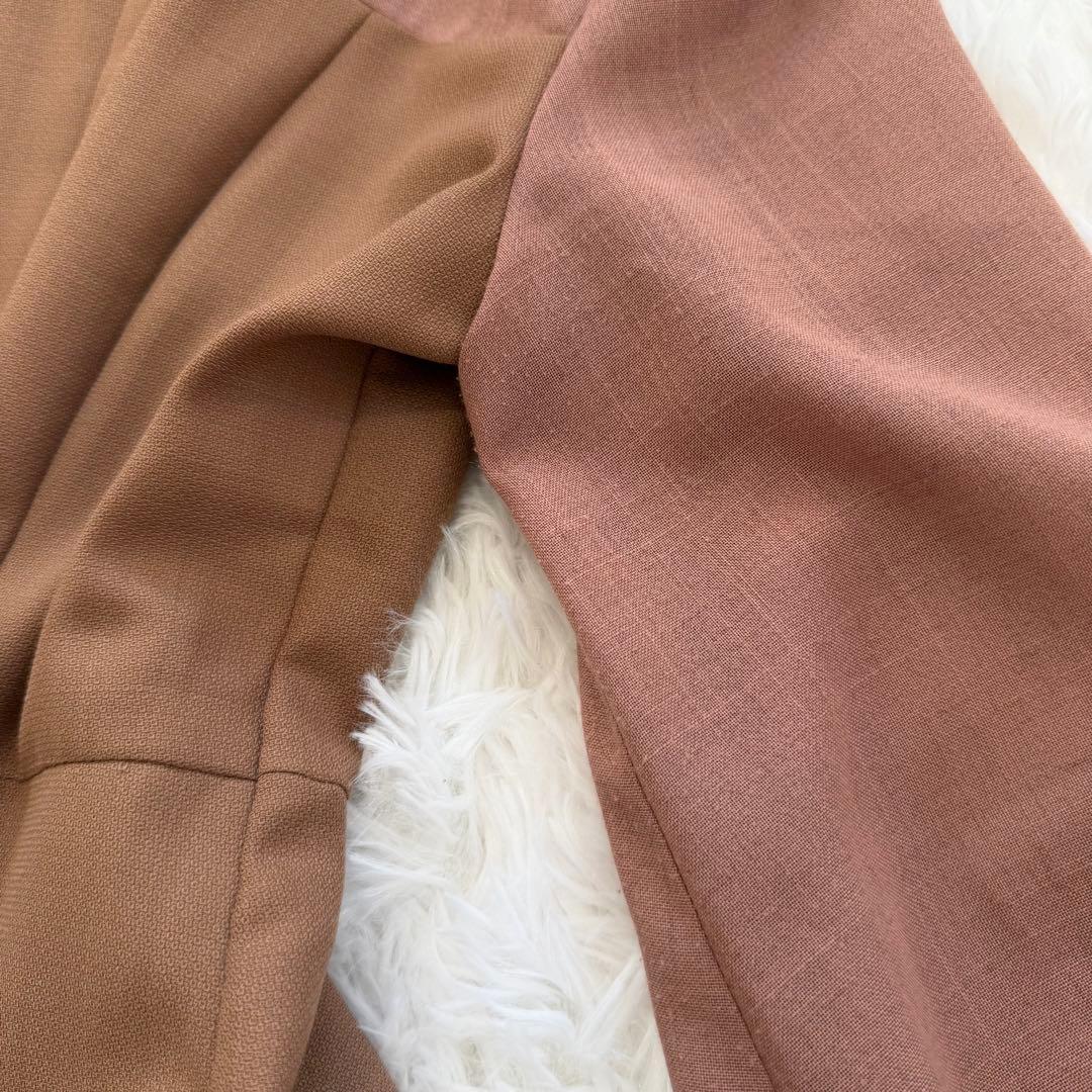 人気　24AW アナイ　シアーロングワンピース　シャツ　金ボタン　Aライン