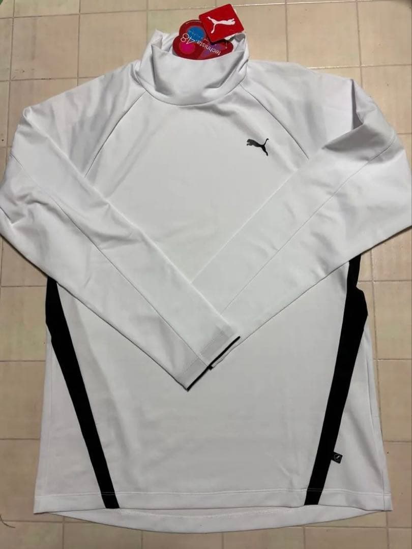 新品タグ付☆2枚☆PUMAプーマ ゴルフ 長袖モックネックXL定価24,200円