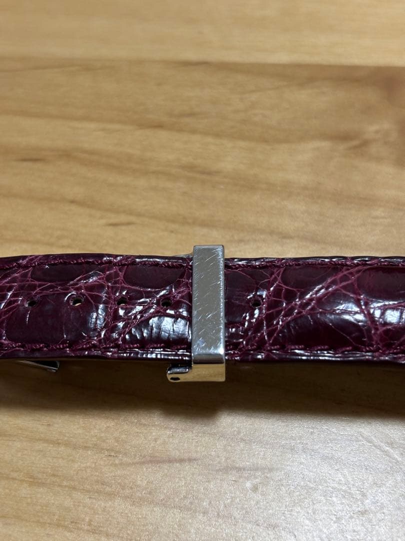 カミーユフォルネ　カイマン　シャイニー　アンチスウェット　Dバックル付19mm