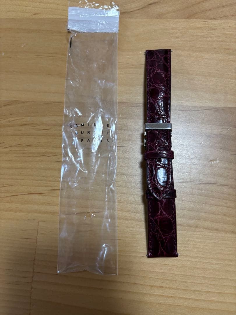 カミーユフォルネ　カイマン　シャイニー　アンチスウェット　Dバックル付19mm
