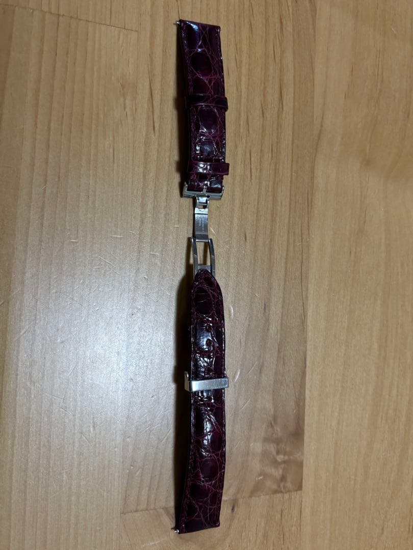 カミーユフォルネ　カイマン　シャイニー　アンチスウェット　Dバックル付19mm