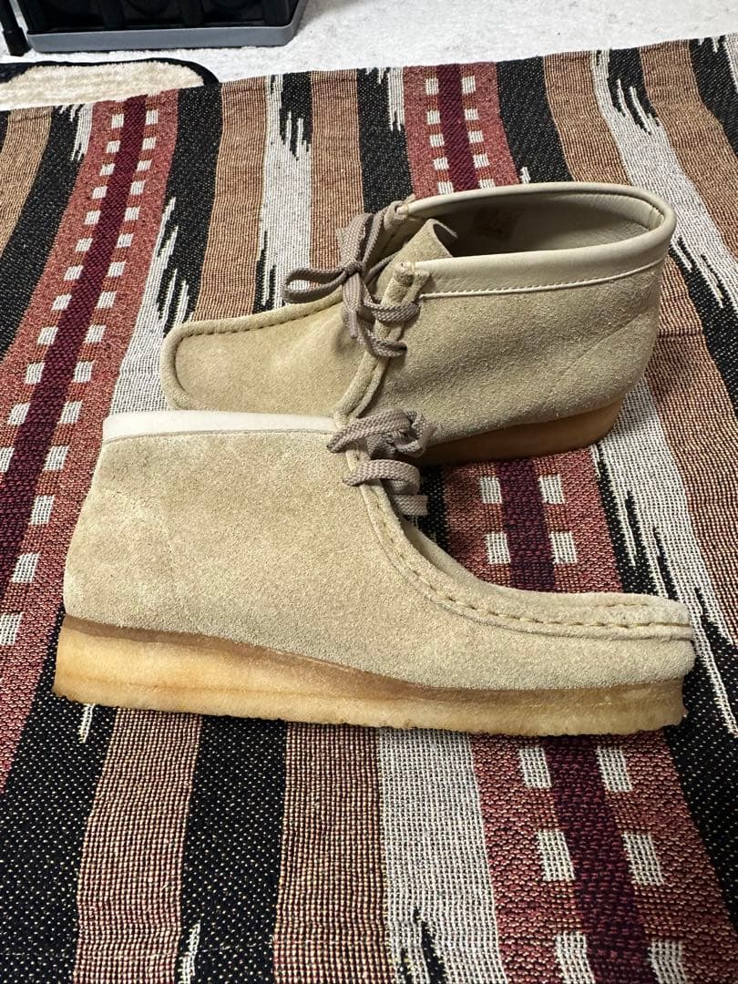 クラークス ワラビー Clarks ベージュ　US5 1/2 uk3 1/2