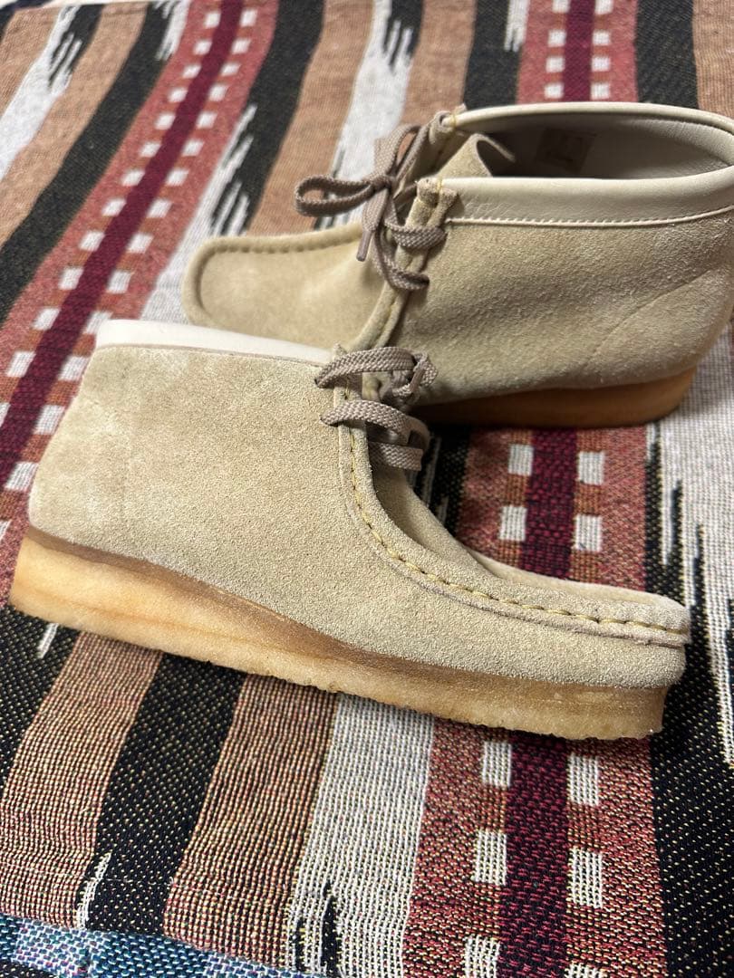クラークス ワラビー Clarks ベージュ　US5 1/2 uk3 1/2