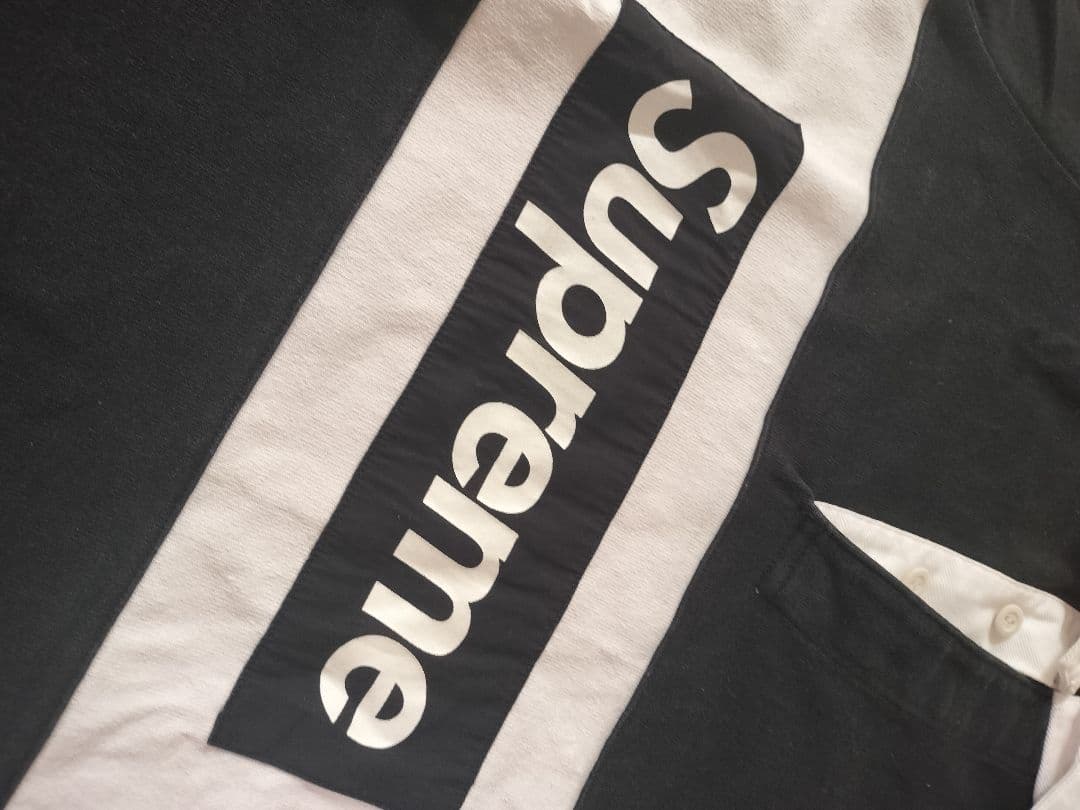 Supreme　ラガーシャツ