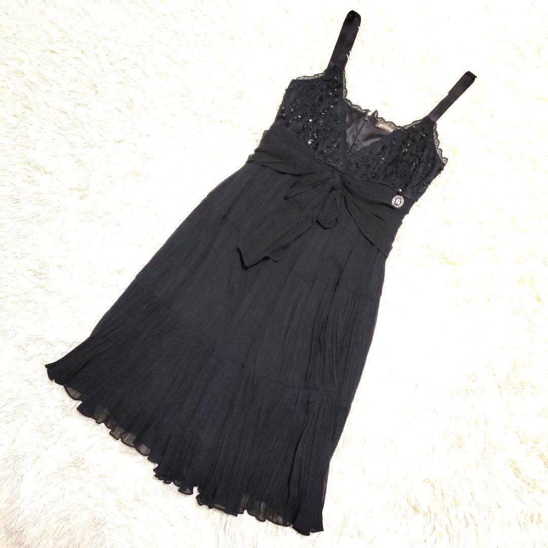 GALLIANO③ Beaded Sequin Dress One-piece