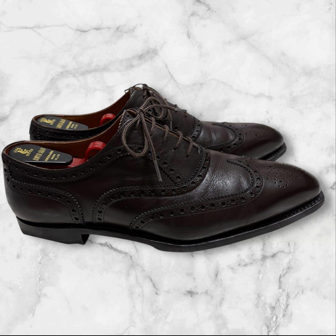 美品　SCOTCH GRAIN スコッチグレイン　ダークブラウン ウィングチップ
