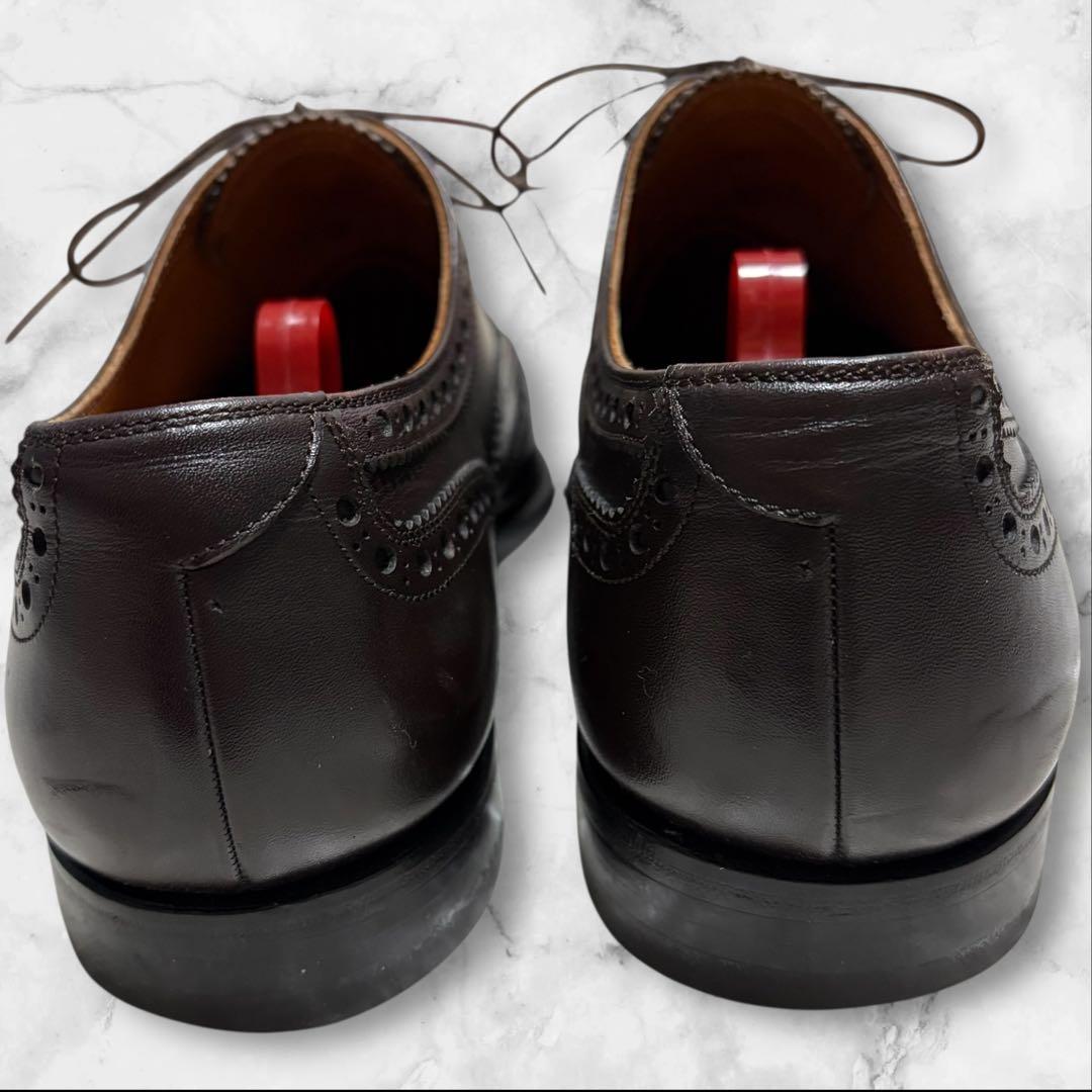 美品　SCOTCH GRAIN スコッチグレイン　ダークブラウン ウィングチップ