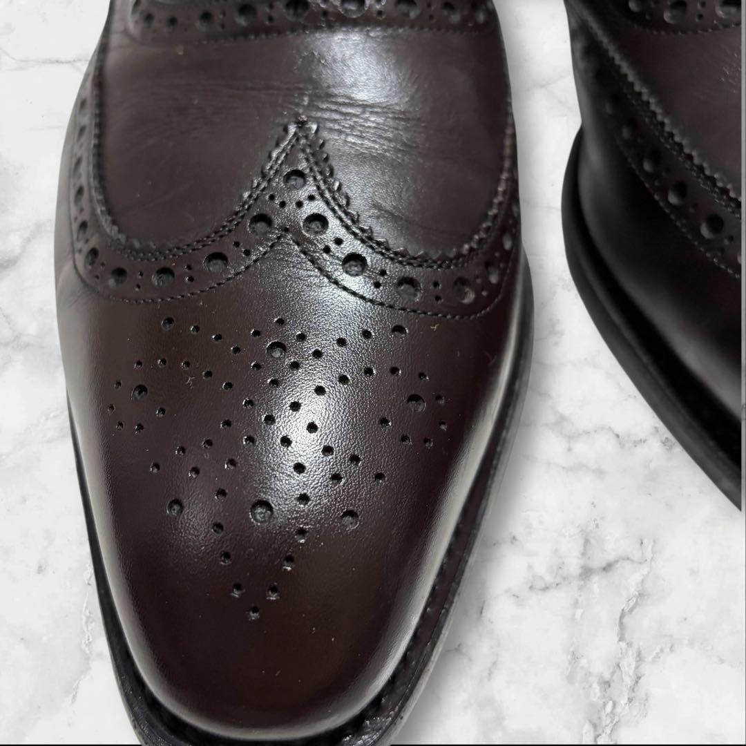 美品　SCOTCH GRAIN スコッチグレイン　ダークブラウン ウィングチップ