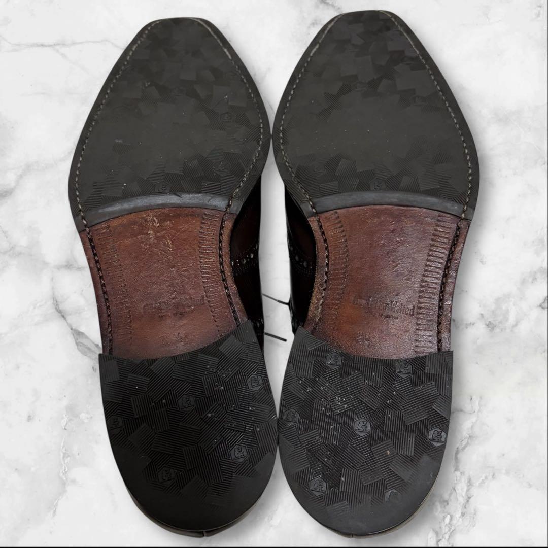 美品　SCOTCH GRAIN スコッチグレイン　ダークブラウン ウィングチップ