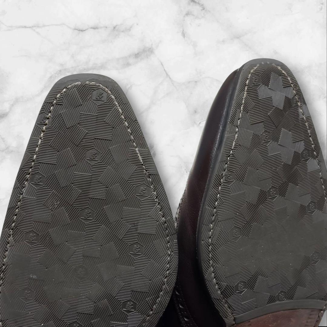 美品　SCOTCH GRAIN スコッチグレイン　ダークブラウン ウィングチップ