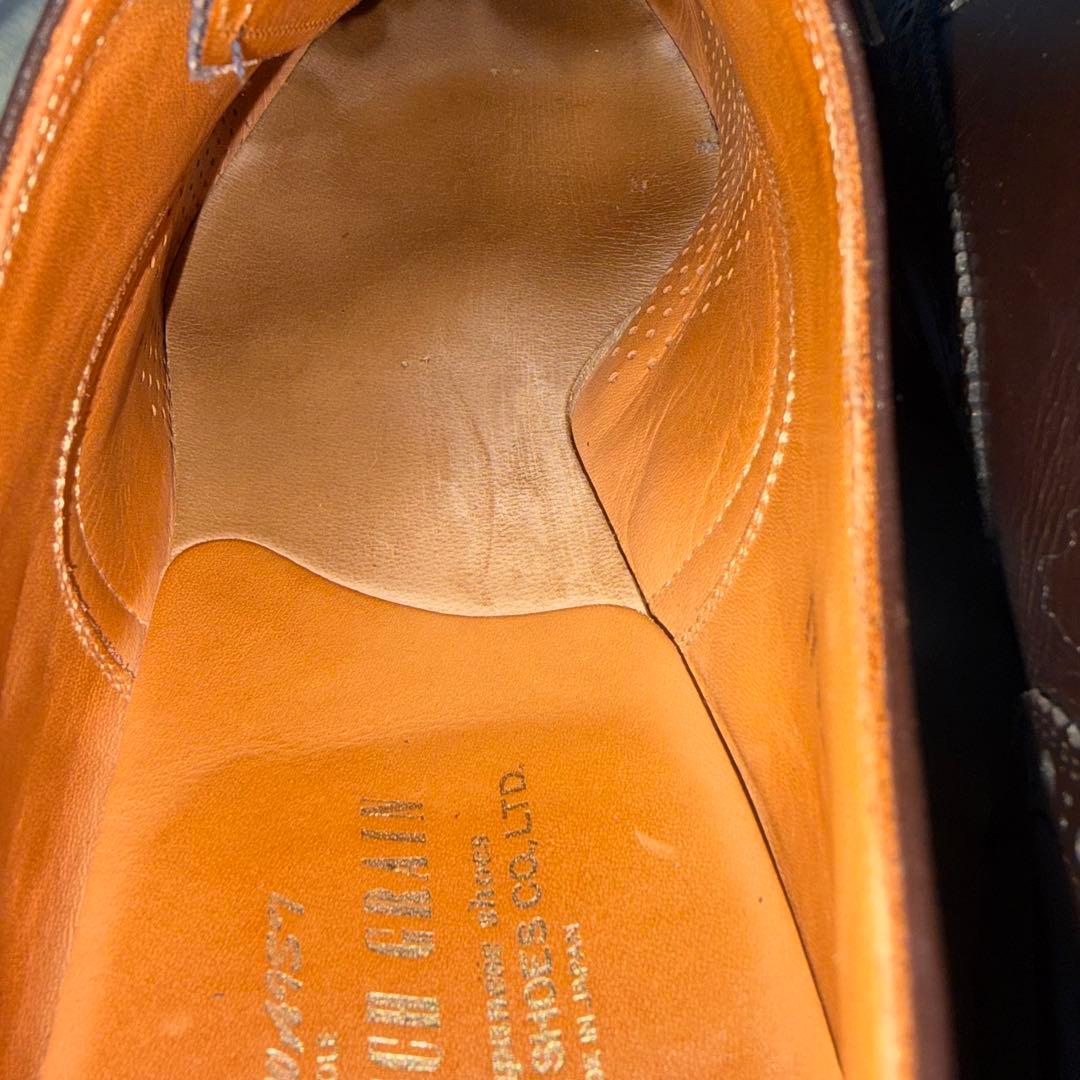 美品　SCOTCH GRAIN スコッチグレイン　ダークブラウン ウィングチップ