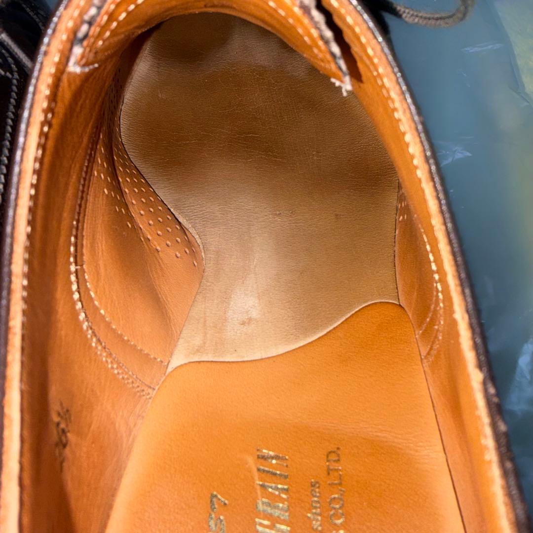 美品　SCOTCH GRAIN スコッチグレイン　ダークブラウン ウィングチップ