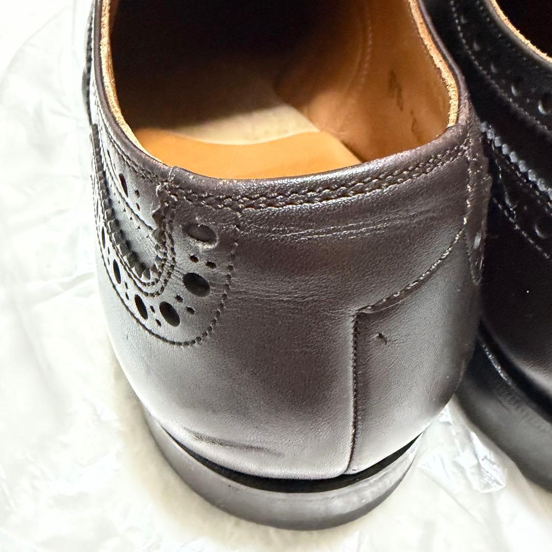 美品　SCOTCH GRAIN スコッチグレイン　ダークブラウン ウィングチップ